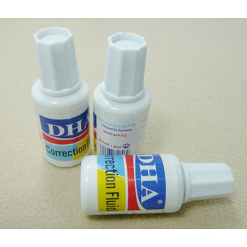 Hight Qualidade Produtos corrector Corrector Fluid Bottle com escova de nylon (DH-806)